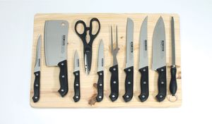 SSW Súprava nožov na paradajky s drevenou doskou, 11 kusov