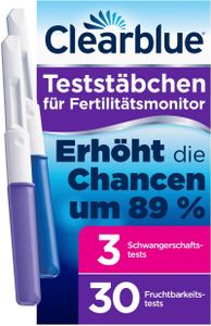 Clearblue Fertility Monitor Testovacie tyčinky 30+3 33 ST