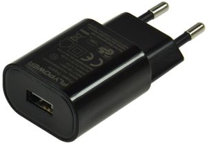 Nabíjačka USB so zástrčkou IN 110-240V OUT 5V 1A 5Wattový napájací zdroj USB pre smartfón, tablet, LED pásiky