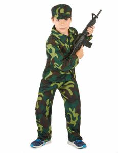Militär-Kinderkostüm Soldaten Kostüm camouflage