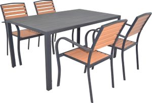 5tlg. Garten-Sitzgruppe Tabea