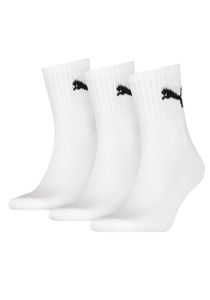 PUMA Uni Socken Short Crew 3er-Pack 231011001, Größe:47 - 49, Farbe:Weiß (Weiß)