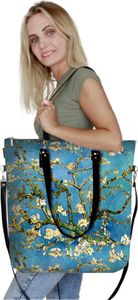ARCO DESIGN Shopper handbag MAXA Almond 43 x 43-36 cm