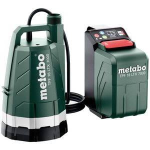 Metabo TPF 18 LTX 7000 solo - Akku Klarwasser-Tauchpumpe - grün/schwarz