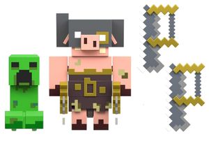 Minecraft Legends Creeper vs Piglin Brute 2er Pack