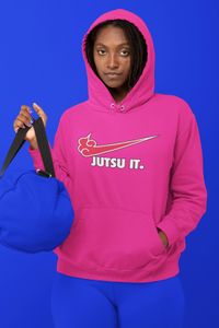 Damen Hoodie Kapuzenpullover Naruto Jutsu It parodie Anime Women Hoody Merch