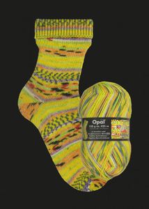 Opal Sockenwolle 100g Hundertwasser I - Positive Seelenbäume - Negative Menschenhäuser