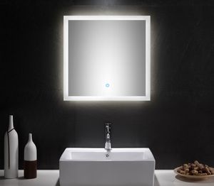 LED Spiegel 60x60 cm mit Touch Bedienung
