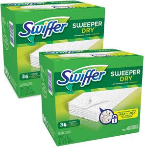 Swiffer Anti-Staub Tücher für Böden trocken 2x36er Pack