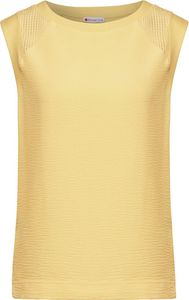 mat-mix top w.mesh shoulder 16901 buttercream yellow Größe 34