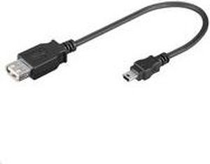 Kabel USB Microconnect USBAFBM 0,2 m USB A Mini-USB B Czarny (USBAFBM)