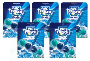 WC Frisch Kraft-Aktiv Blauspüler Ozean-Frische 5x1 Stück WC Reinigen Reiniger