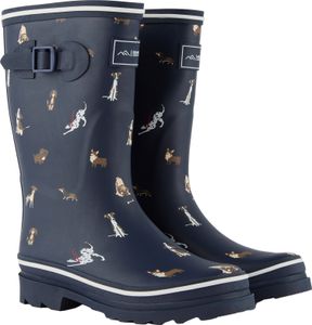 Regatta - Dámske gumáky "Amelia", psy RG11724 (42 EU) (námornícka modrá)
