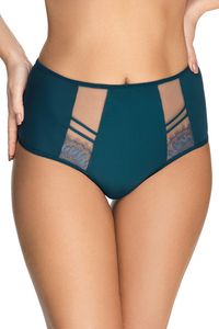 Gorsenia damen slip brazilian unterhose unterwäsche k498 paradise, grün, xl