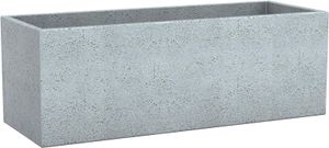C-Cube Long Pflanzgefäß 240 - Stony Grey/80