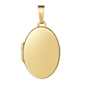 Anhänger 750 Gold Medaillon zum Öffnen für 2 Fotos Bilder-Amulett Goldanhänger