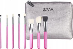 Professionelles 8-teiliges Make-up-Pinselset mit Etui – ideal für den täglichen und professionellen Einsatz, rot
