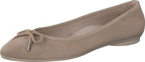 Paul Green Super Soft Ballerina - Champagne Veloursleder Größe: 38 Normal