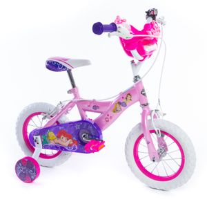 Huffy Disney Princess 12 Zoll Fahrrad,  Kinderfahrrad, Mädchenfahrrad, 3 bis 5 Jahre, Rosa