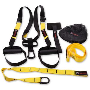 Lacers Petrolline Schlingentrainer für Ganzkörpertraining & Dehnung - einstellbarer Slingtrainer für Zuhause - Training für Innen & Außenbereich