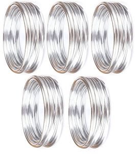 Aluminiumdraht 3 mm x 50 m (5x10 m), Silber