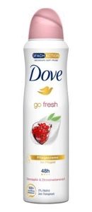 Dove Go Fresh, Antyperspirant o zapachu granatu i werbeny cytrynowej, 150ml (PRODUKT Z NIEMIEC)