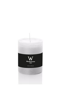 Wiedemann Marble Rustik Kerzen, Stumpenkerzen,  Weiß 100 x Ø 78 mm