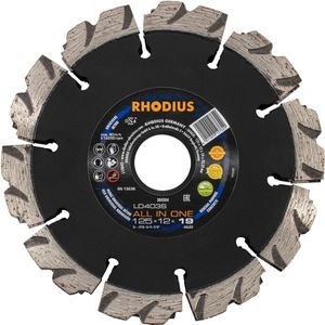 RHODIUS Diamantscheiben Beton LD403S ALL IN ONE 125 x 12,0 x 19,0 x 22,23 mm 1 Stück