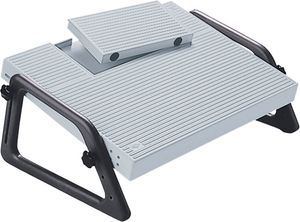 WEDO Fußstütze Relax stufenlos höhenverstellbar lichtgrau