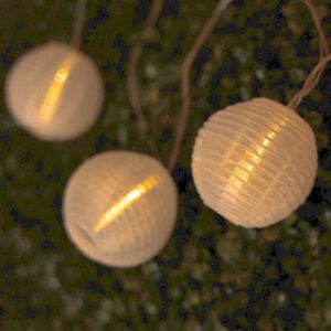 LUMILED solar fairy lights outdoor 20x LED lanterns 7.6 M solar fairy lights outdoor light ball IP44 warm white 3000K flashing Easter lanterns solar chain