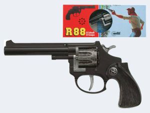 8-Sch Pistole R88 18cm scchwarz  Zink/Pl Langlauf