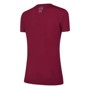 BLACK CREVICE - Dámské tričko z merina | Barva: Bordeaux | Velikost: 42