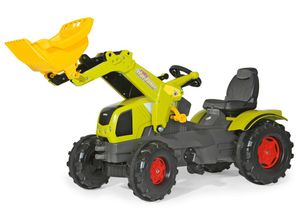 rolly toys Farmtrac Claas Axos 340 Trettraktor mit Trac Lader, Maße: 142x53x81 cm; 61 104 1