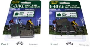 2 Paar Kool-Stop E-Bike Bremsbeläge KS-D620E für Shimano BR-M485/495/575 Tectro