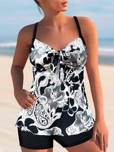 Damen ärmellose Badebekleidung Strand Verstellbares Riemen Beachwege Bauchkontrolle Zwei Stücke Schwimmanzug, Farbe: Weiß, Größe:46