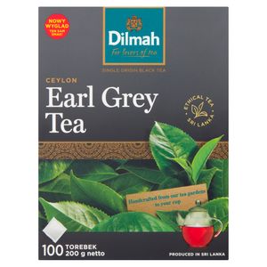 Dilmah Ceylon Earl Grey Tea Czarna aromatyzowana herbata 200 G (100 X 2 G)