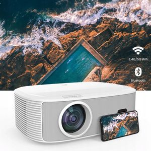 Projektor Full HD 4K 24000lm WiFi SMART TV MULTIMEDIA Projektor z autofokusem