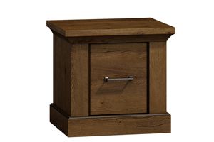 Nočný stolík Konsimo "VETIS", béžová farba, drevotrieska, Classic, 38,5x50x37 cm