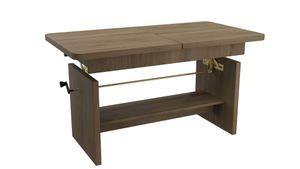 Minio, Tisch “Janek” 116-156 cm, klappbar, Lefkas Eiche Farbe