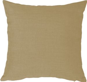 Kissenbezug 60x60 braun hell Kissenhülle Struktur Leinenoptik Deko Kissen