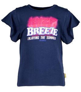 Vingino® Mädchen T-Shirt Flügelärmel, Größe:110, Präzise Farbe:Blau Vingino® Mädchen T-Shirt Flügelärmel, Größe:110, Präzise Farbe:Blau