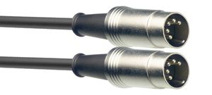 Stagg MDC-1DL PH Deluxe Midi Kabel mit metallisch steckere DIN M/ D...