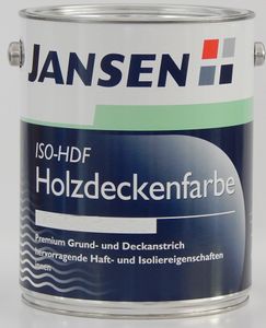 Jansen ISO-Holzdeckenfarbe weiss 5 Liter Seidenglänzend