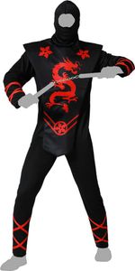 Verkleidung für Erwachsene Ninja Erwachsene - XL