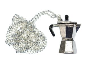 Espresso Kanne Kette Halskette Miniblings 45cm Mokkakanne Kaffee Kaffeemaschine