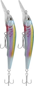 2pcs Kunststoffkünstlernsimulation Tiefes Minnow Köder Köderfischerei Accessoire3#