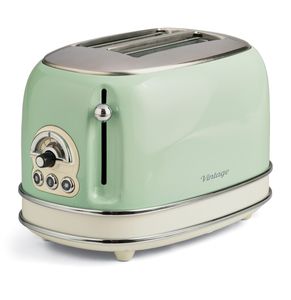Vintage 2-Schlitz-Toaster grün