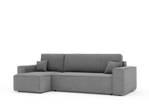 GrekPol Ecksofa mit Schlaffunktion Paris Poso Hellgrau Universal Schlafsofa Couchgarnitur Bettcouch GrekPol Ecksofa mit Schlaffunktion Paris Poso Hellgrau Universal Schlafsofa Couchgarnitur Bettcouch
