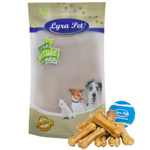 50 Stk. Lyra Pet® Kauknochen ca. 7 cm + Tennis Ball