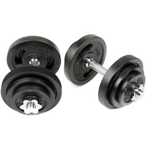 HAMMER Hanteln & Gewichte Kurzhantel-Set 40 kg, inkl. Gewindeschnellverschlüsse